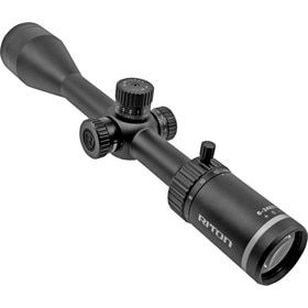 Riton X1 Conquer 6-24x50 Zero Stop Rifle Scope with R3 Reticle has a black finish